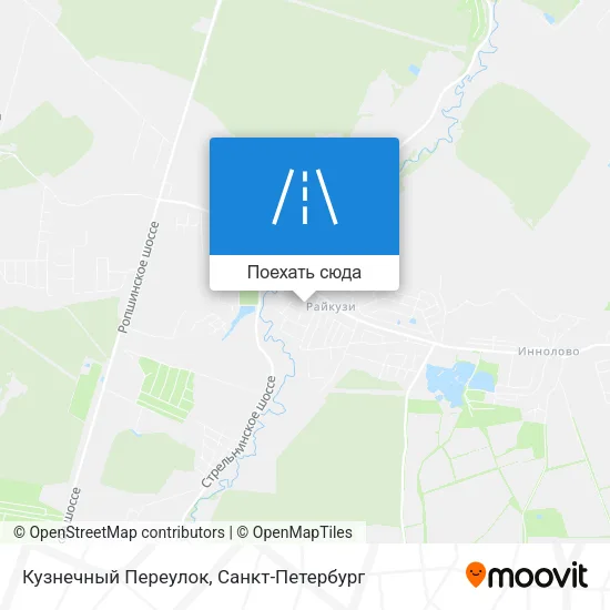 Карта Кузнечный Переулок