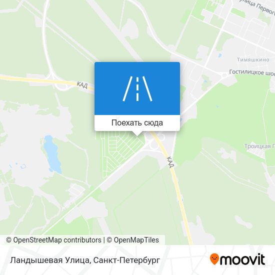 Карта Ландышевая Улица