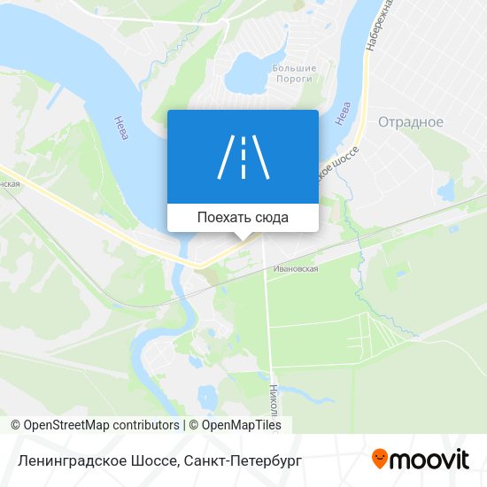 Карта Ленинградское Шоссе
