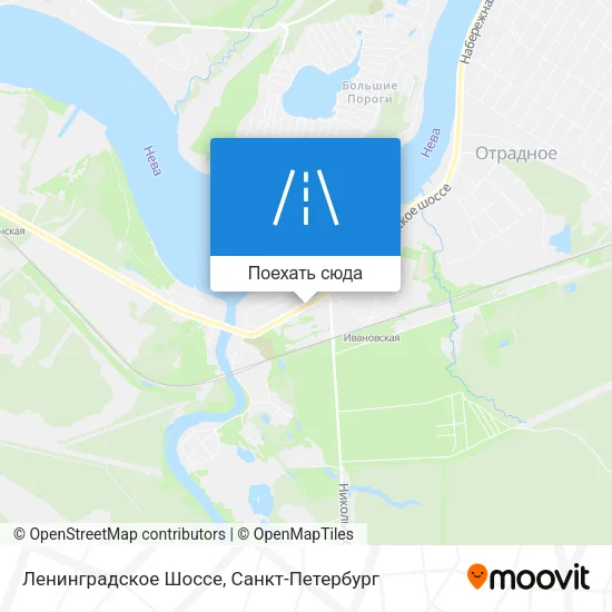 Карта Ленинградское Шоссе