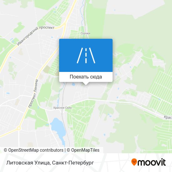 Карта Литовская Улица