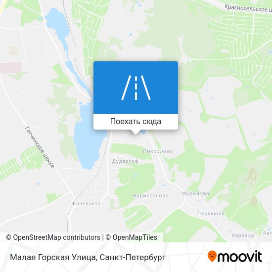 Карта Малая Горская Улица