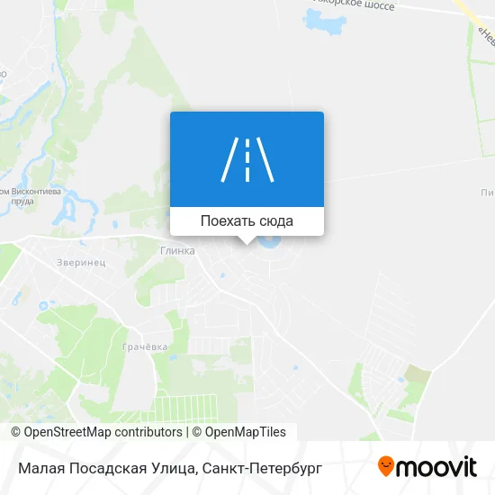 Карта Малая Посадская Улица