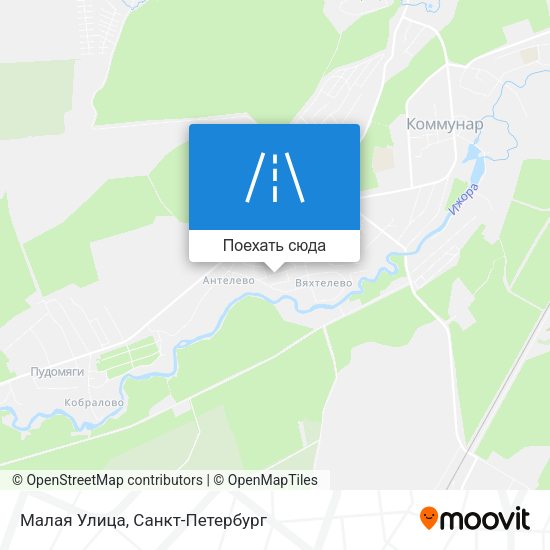 Карта Малая Улица