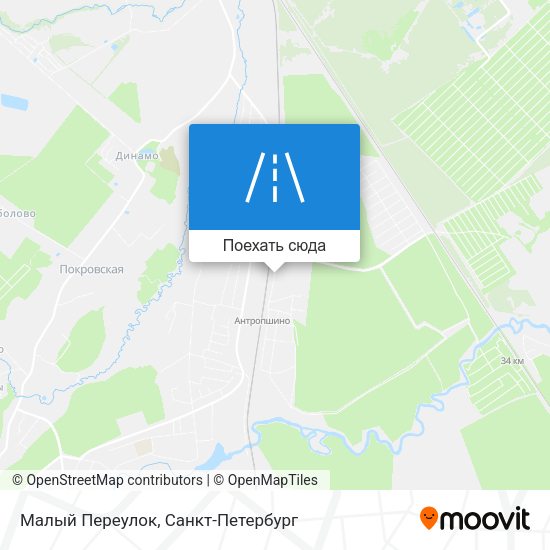 Карта Малый Переулок