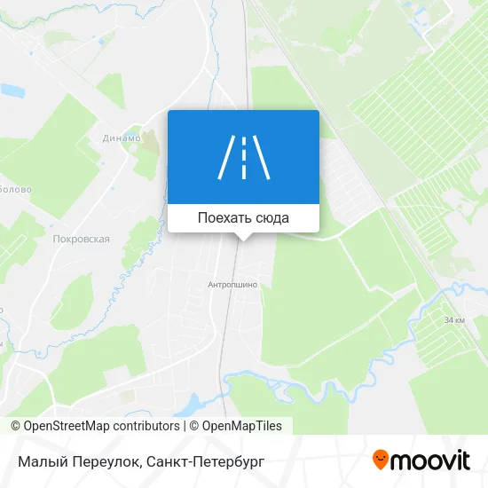 Карта Малый Переулок