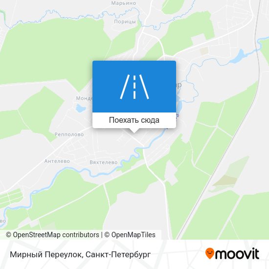 Карта Мирный Переулок