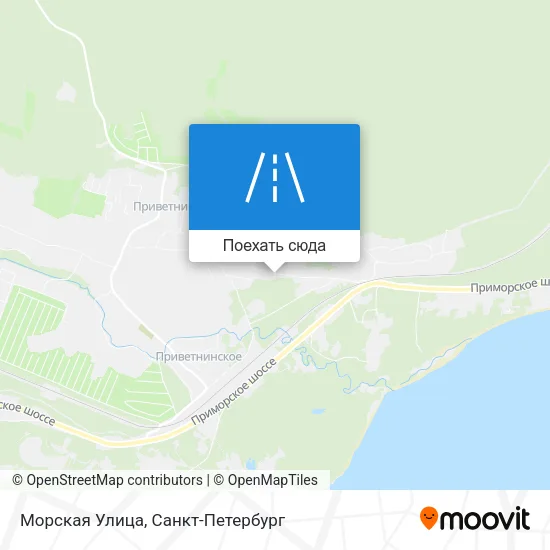 Карта Морская Улица