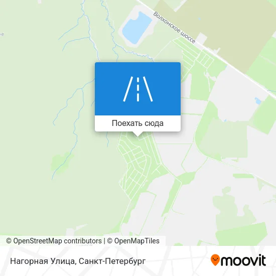 Карта Нагорная Улица