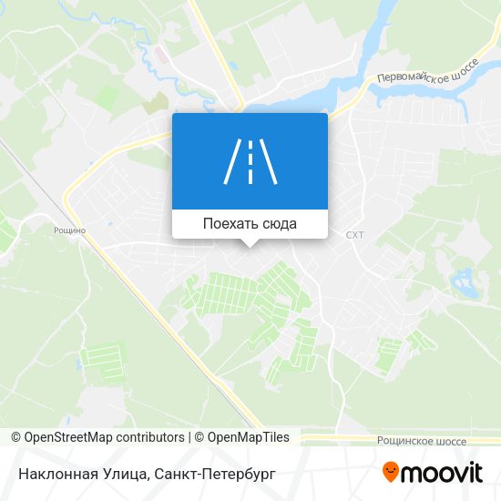 Карта Наклонная Улица