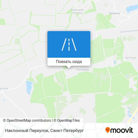 Карта Наклонный Переулок