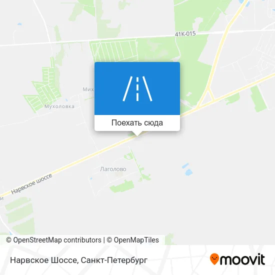 Карта Нарвское Шоссе