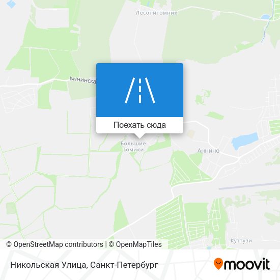 Карта Никольская Улица