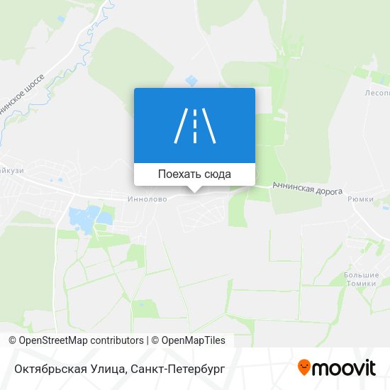 Карта Октябрьская Улица