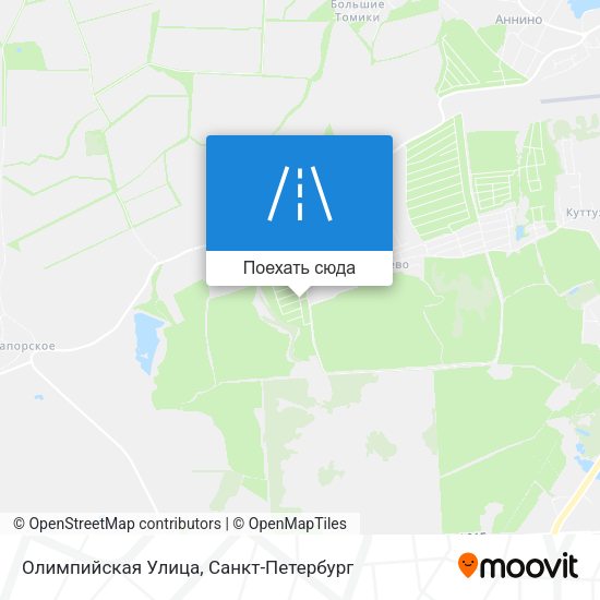 Карта Олимпийская Улица