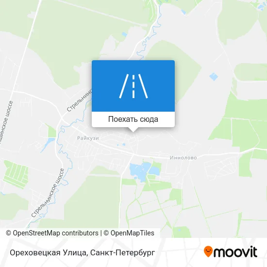 Карта Ореховецкая Улица