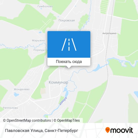 Карта Павловская Улица
