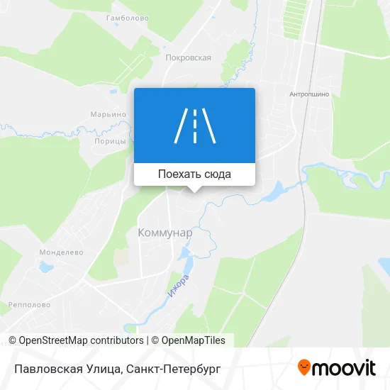 Карта Павловская Улица