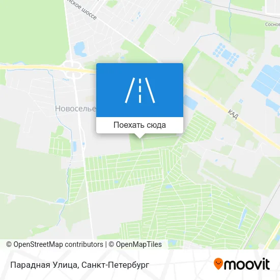 Карта Парадная Улица