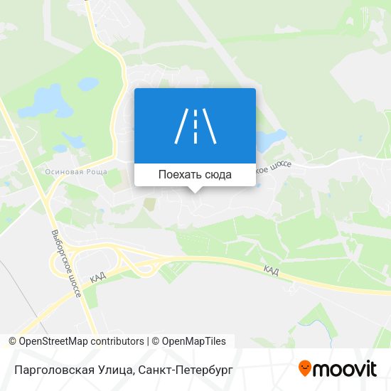 Карта Парголовская Улица