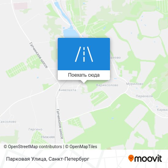 Карта Парковая Улица