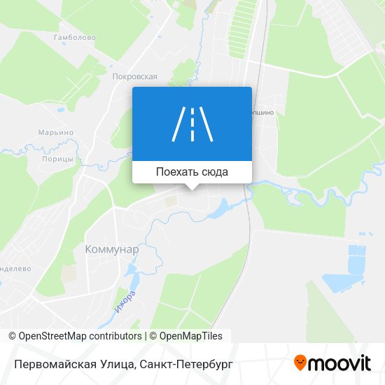 Карта Первомайская Улица