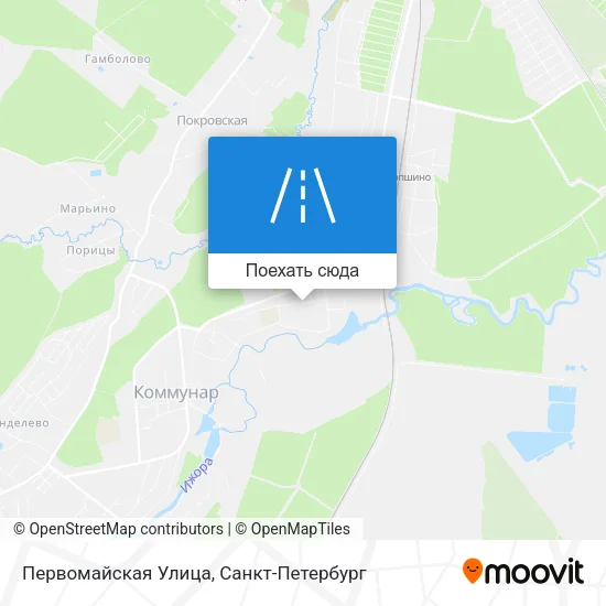 Карта Первомайская Улица