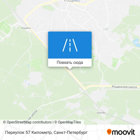 Карта Переулок 57 Километр