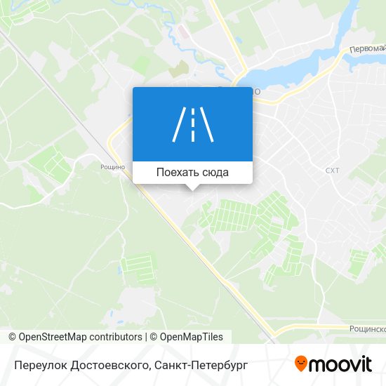 Карта Переулок Достоевского