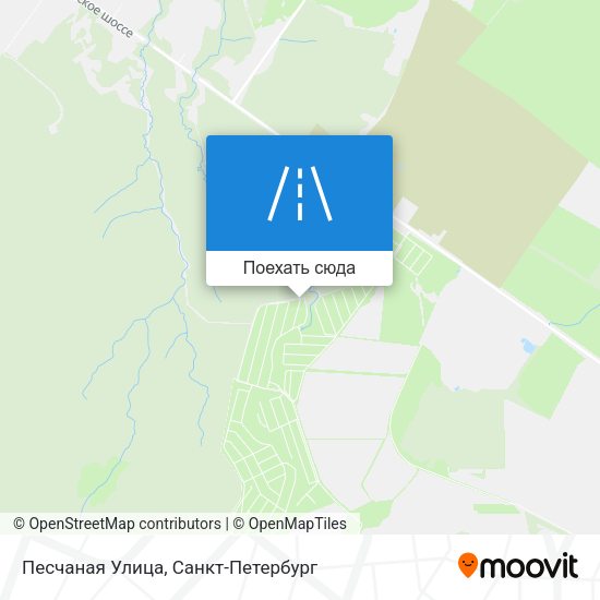 Карта Песчаная Улица