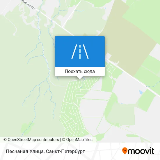 Карта Песчаная Улица