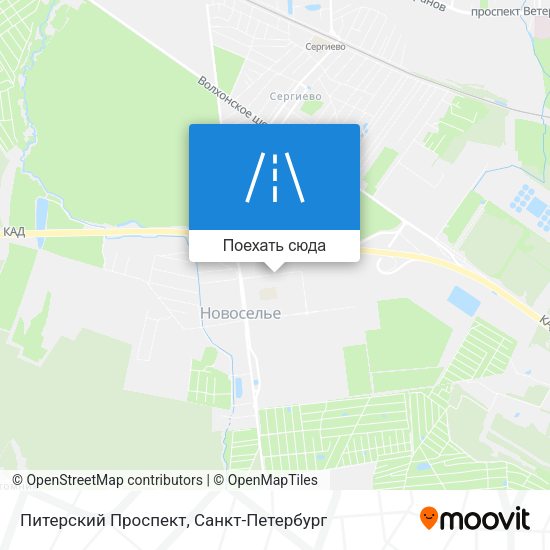 Карта Питерский Проспект