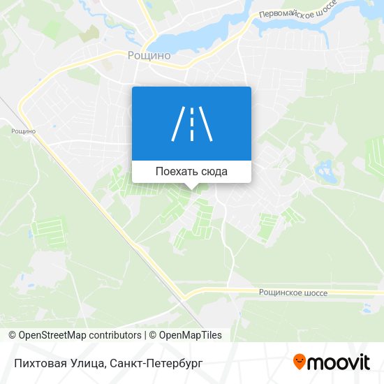 Карта Пихтовая Улица
