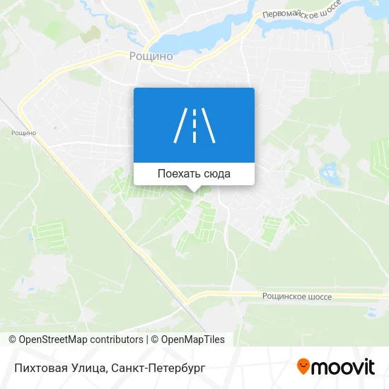 Карта Пихтовая Улица