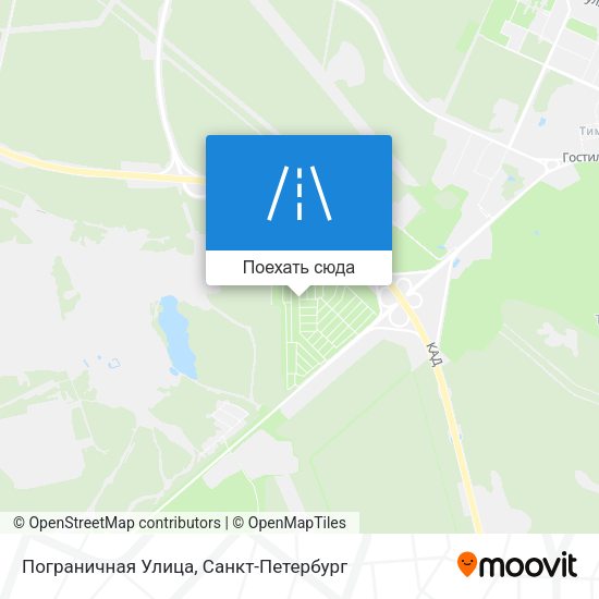Карта Пограничная Улица