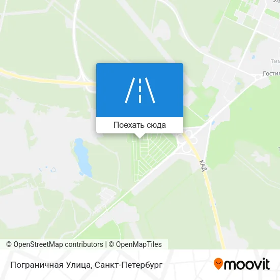 Карта Пограничная Улица