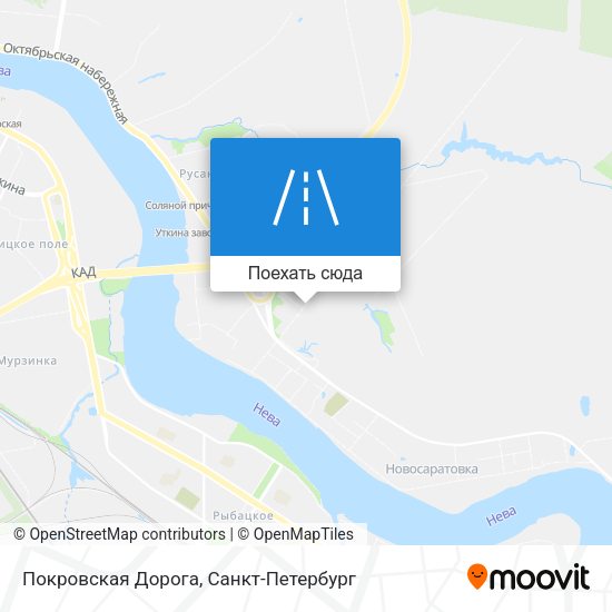 Карта Покровская Дорога