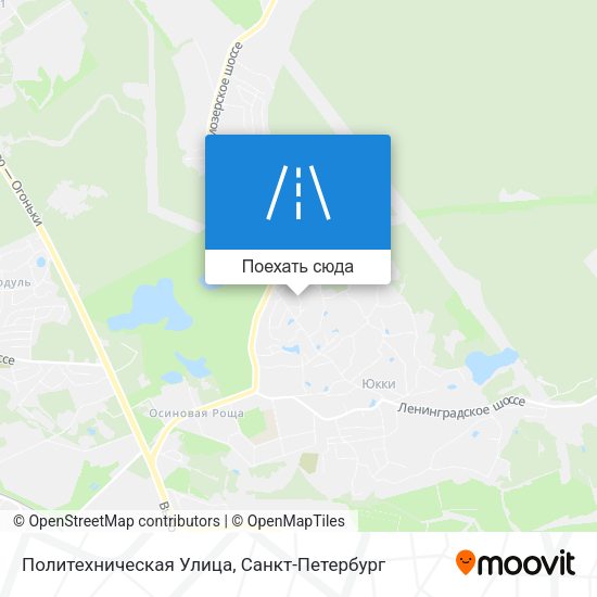 Карта Политехническая Улица