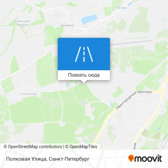 Карта Полковая Улица