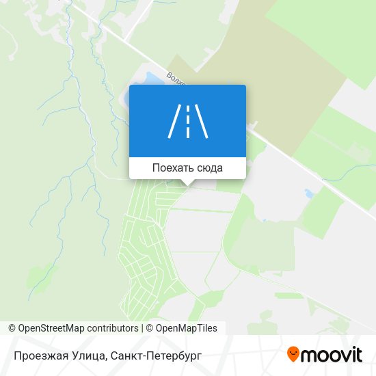 Карта Проезжая Улица