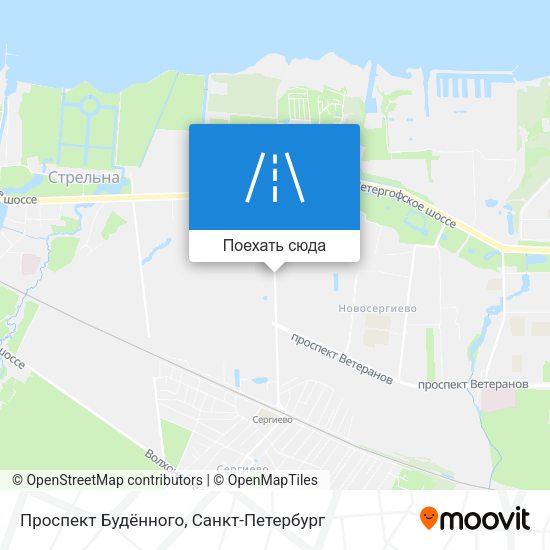 Карта Проспект Будённого
