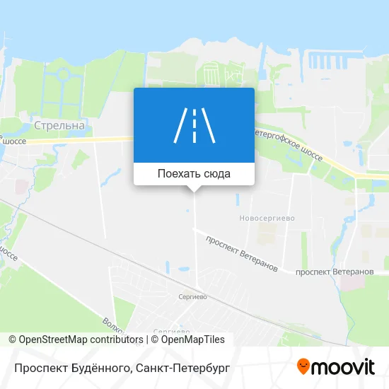 Карта Проспект Будённого