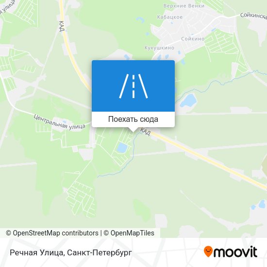 Карта Речная Улица