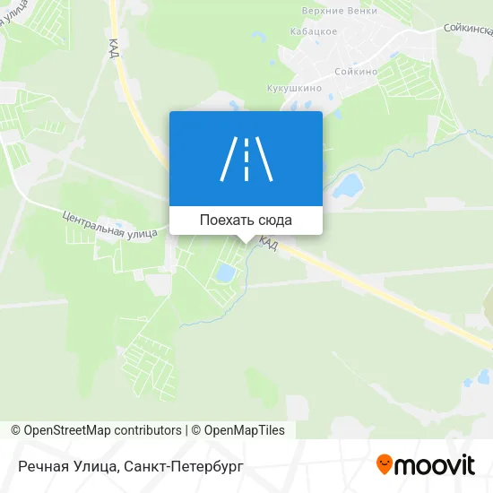 Карта Речная Улица