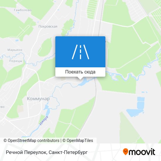 Карта Речной Переулок