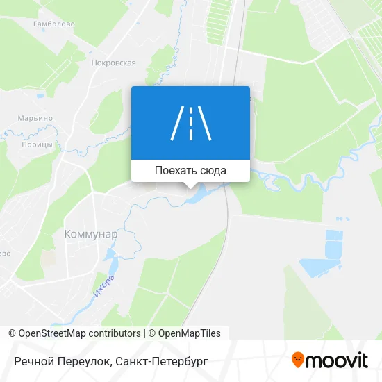 Карта Речной Переулок
