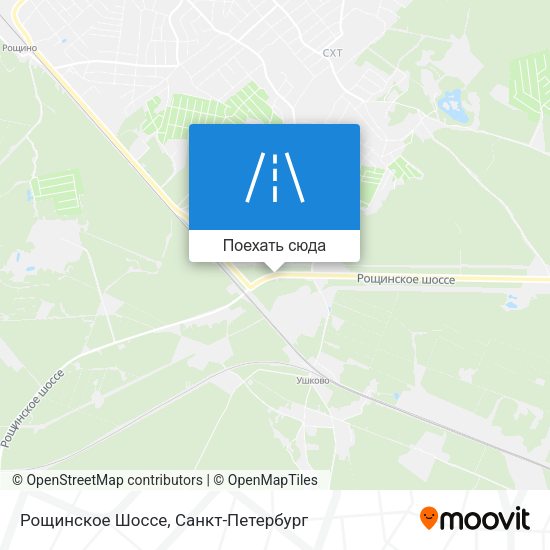 Карта Рощинское Шоссе