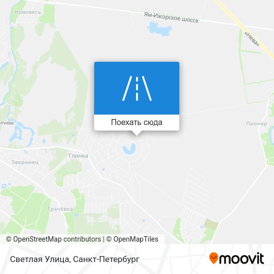 Карта Светлая Улица