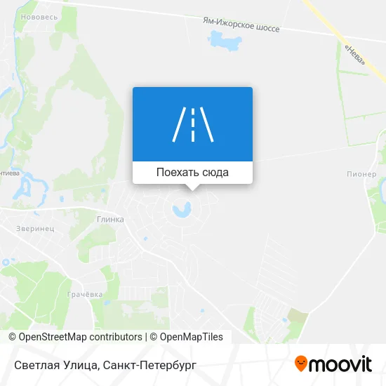 Карта Светлая Улица