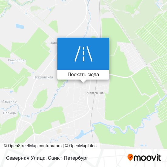 Карта Северная Улица